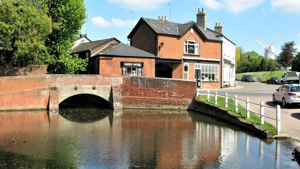 Finchingfield village in Essex