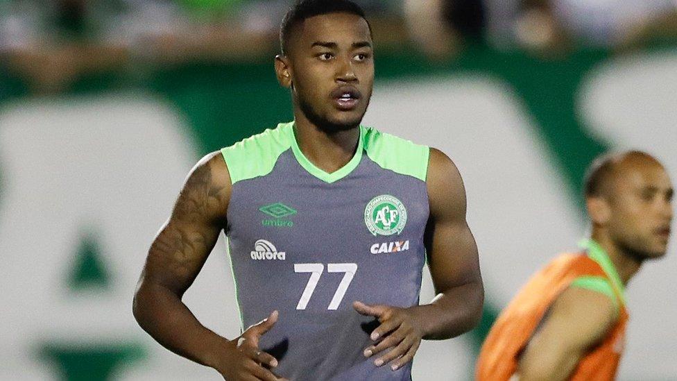 Matheus Biteco from Chapecoense during match