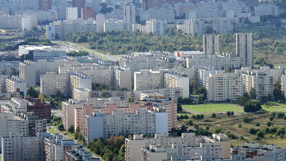 Tallinn suburb of Lasnamae, Estonia