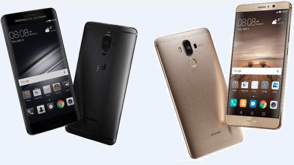 Huawei Mate 9 phones