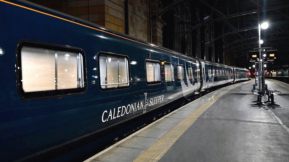 Caledonian Sleeper train