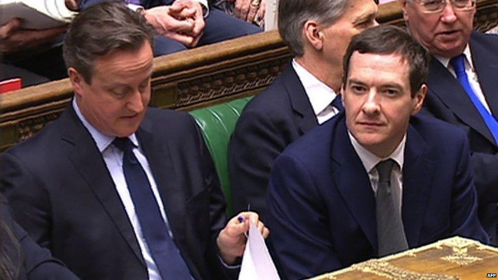 David Cameron and George Osborne