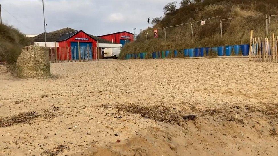 Lifeboat station at Hemsby, Norfolk