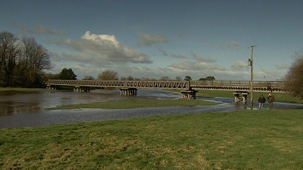 Bridge over the Severn in Melverly