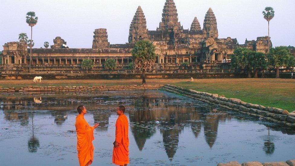 Angkor Wat temple in Cambodia