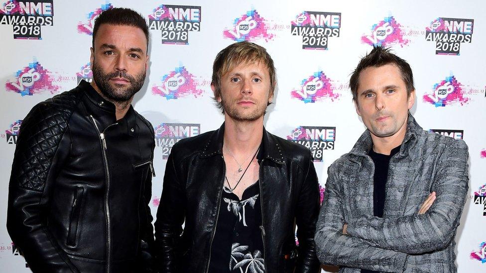 Muse at the NME Awards