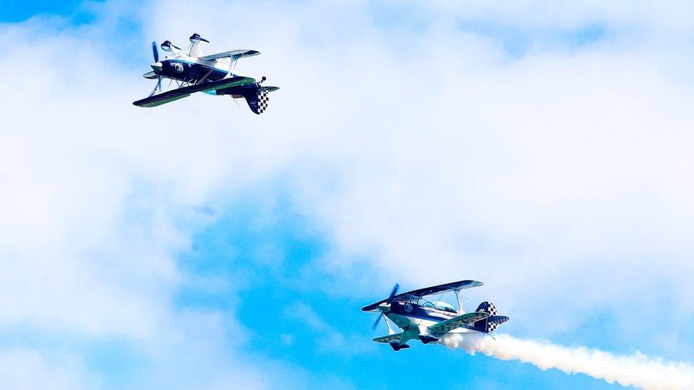 Wildcat Aerobatics put on a performance for the crowds