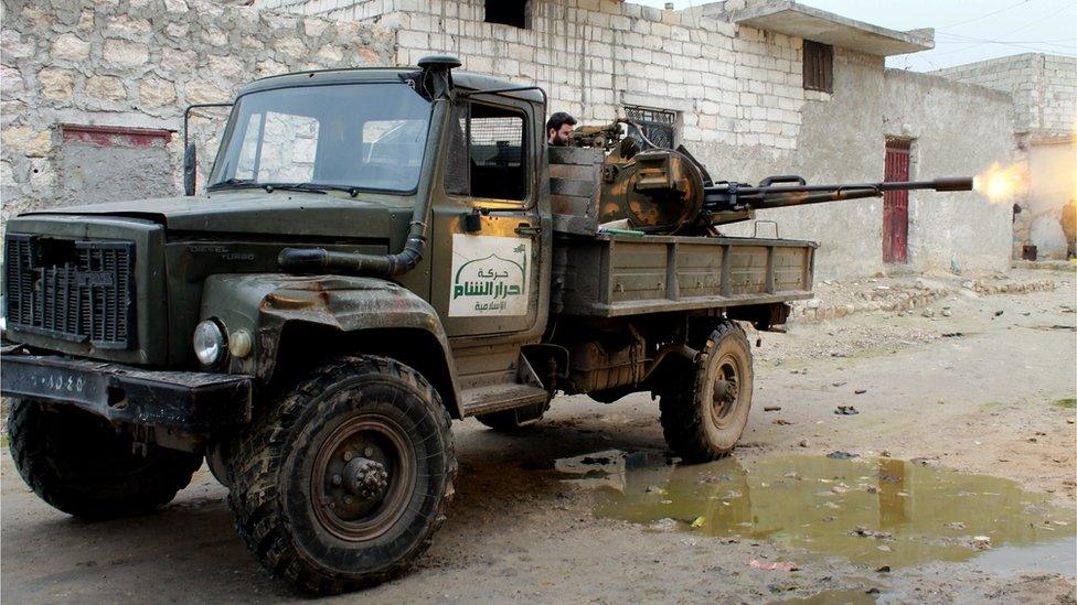 Fighter from Ahrar al-Sham Brigade