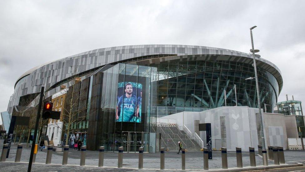 Tottenham's new stadium seen at the White Hart Lane