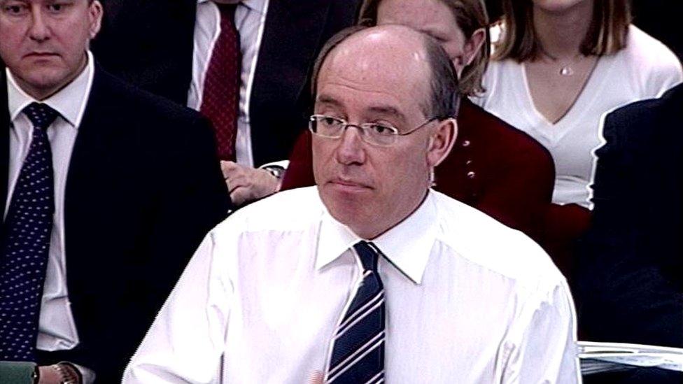 Sir James Crosby appearing before a Commons Select Committee, February 1st 2005