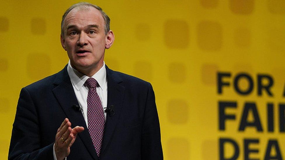 Lib Dem leader Ed Davey