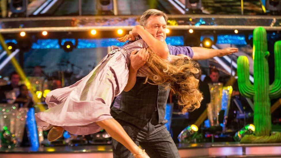 Ed Balls and Katya Jones