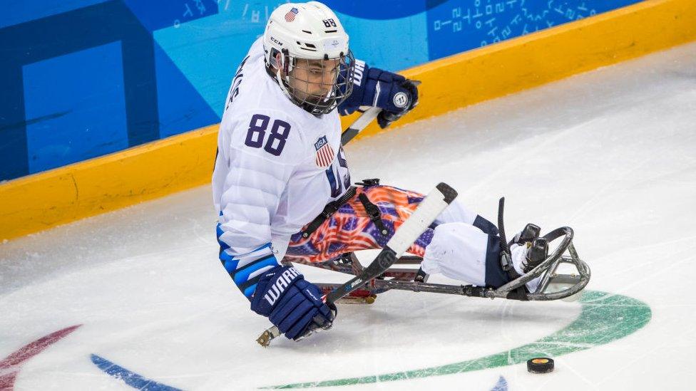 Kevin McKEE (USA) during The Ice Hockey gold medal game between Canada and United States during day nine of the PyeongChang 2018 Paralympic Games on March 18, 2018