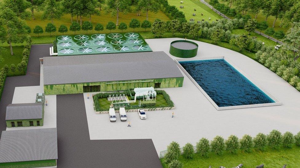 Power plant artist's impression