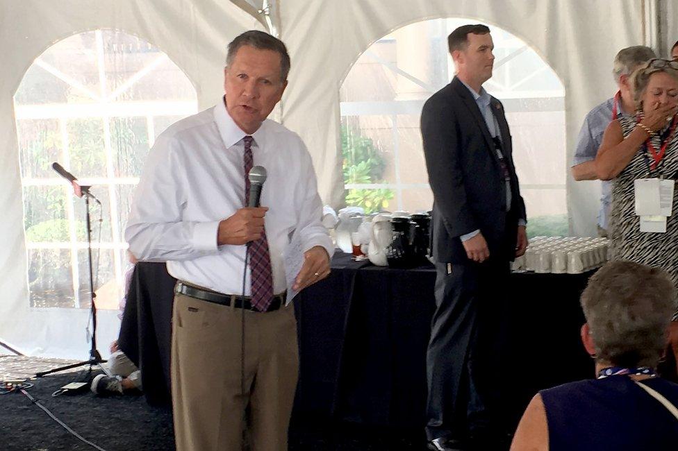 John Kasich in Cleveland, 20 July