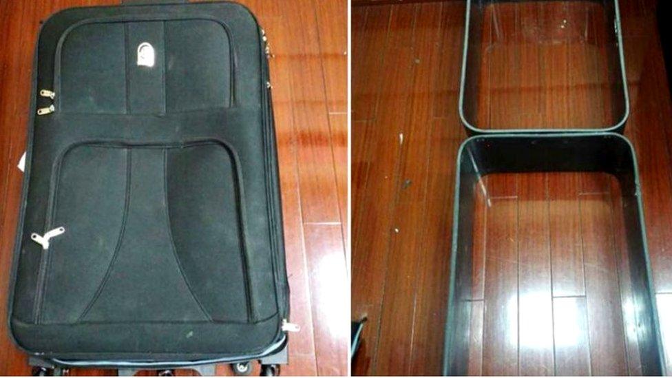 Suitcase in police handout