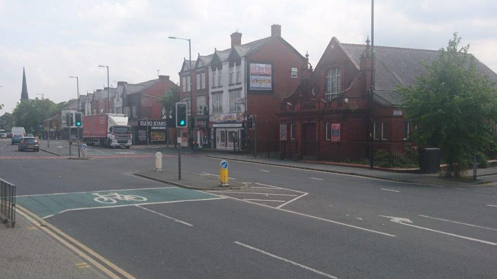 Hyde Road in Gorton