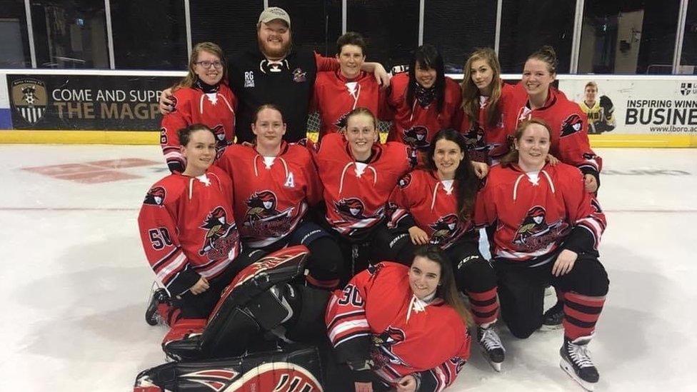 Caledonia Steel Queens ice hockey team