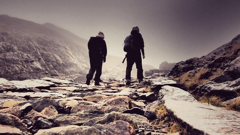 The Miners' Track on Snowdon