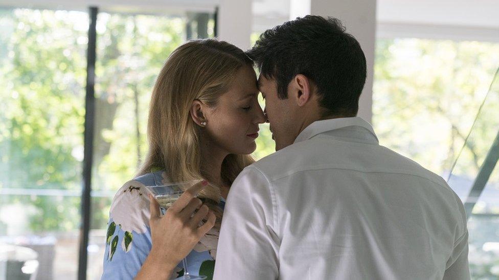 Blake Lively and Henry Golding in A Simple Favour