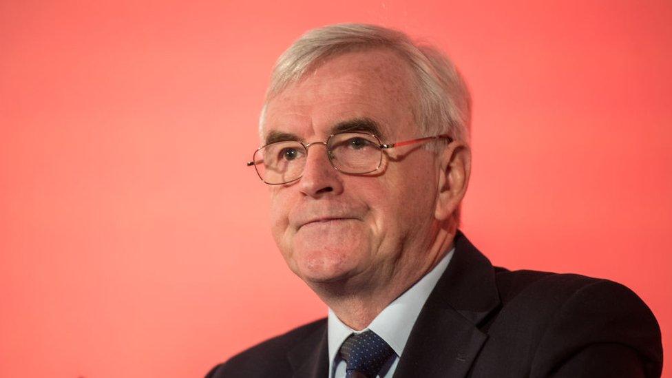 Shadow Chancellor John McDonnell