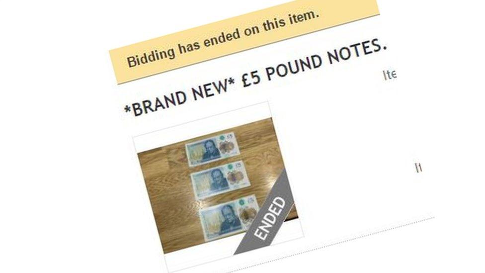 Fivers for sale on Ebay