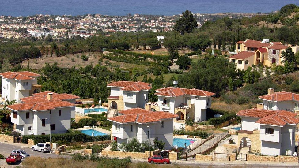 Villas in Kyrenia, northern Cyprus, 17 July 07