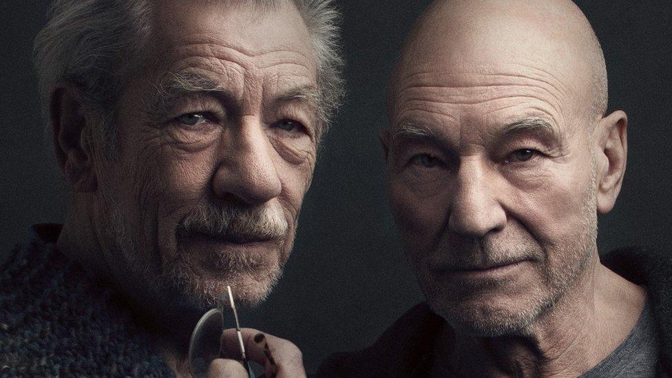 Sir Ian McKellen and Sir Patrick Stewart