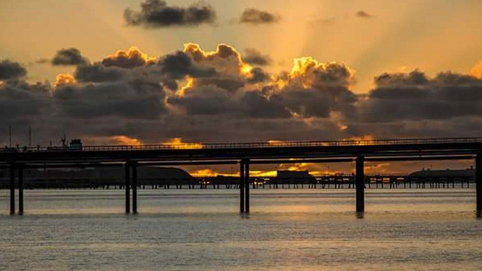 Milford Haven sunset, Pembrokeshire