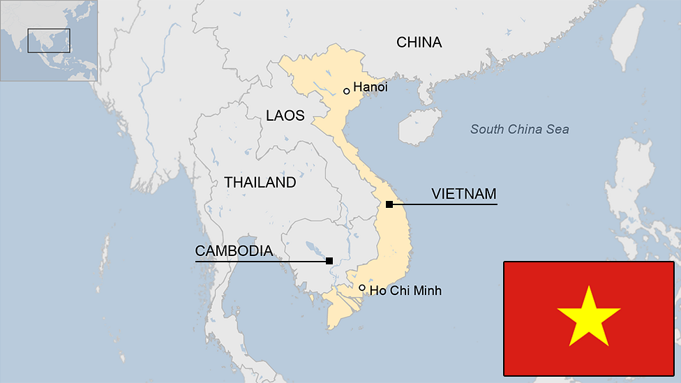 Map of Vietnam