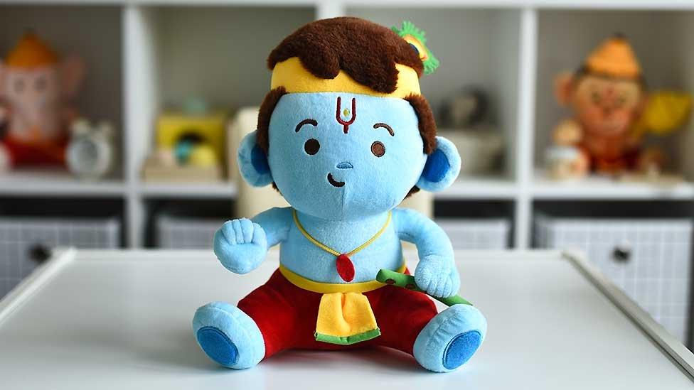 Modi Toys have sold thousands of cuddly toys of Hindu gods that sing mantras.