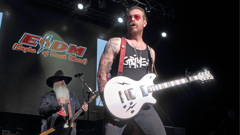 Eagles of Death Metal frontman Jesse Hughes