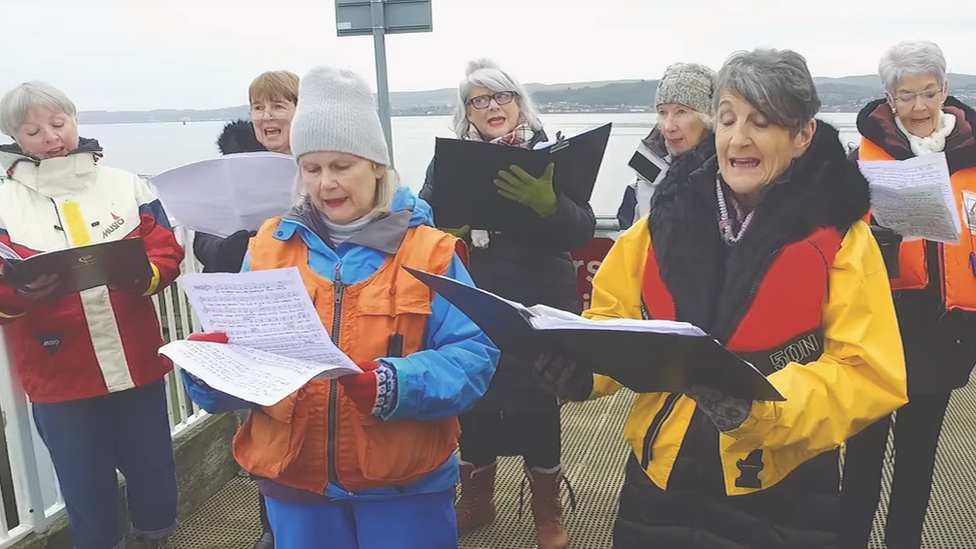 Kilcreggan Ferry choir