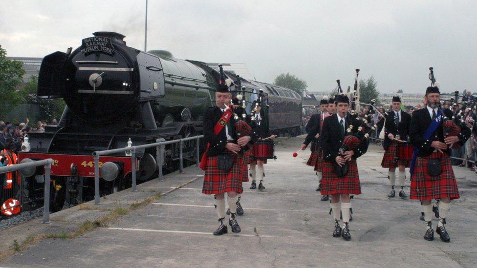 The Flying Scotsman in 2004 at the National Railway Museum in York