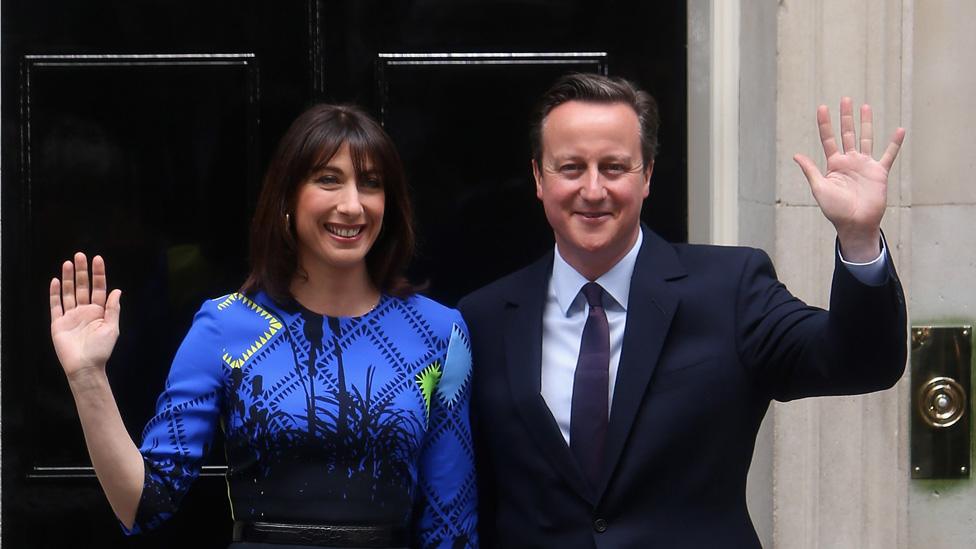 Samantha and David Cameron