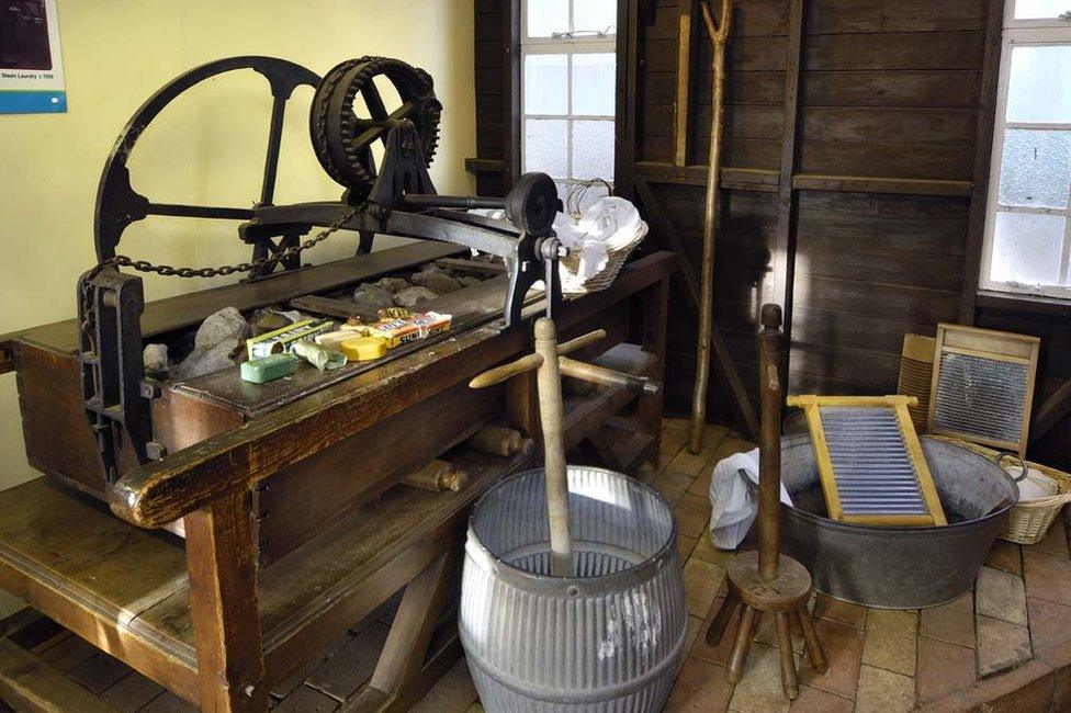 Washing room at Museum of East Anglian Life