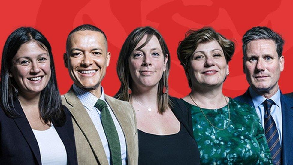 Likely Labour leadership contenders