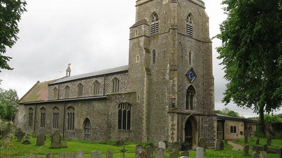 St Andrew the Apostle church in Holt