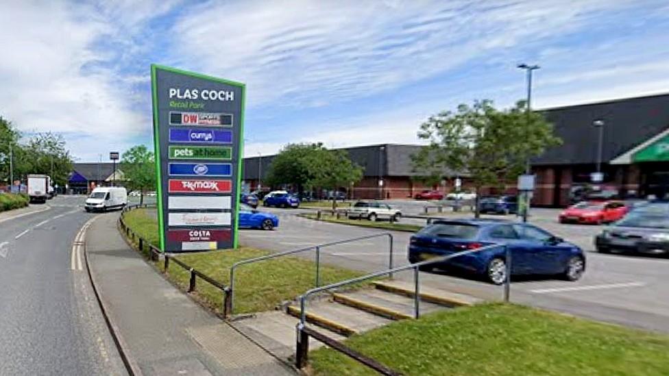 Plas Coch retail park