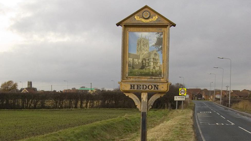 Hedon sign