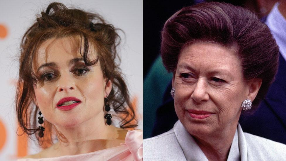 Helena Bonham Carter and Princess Margaret