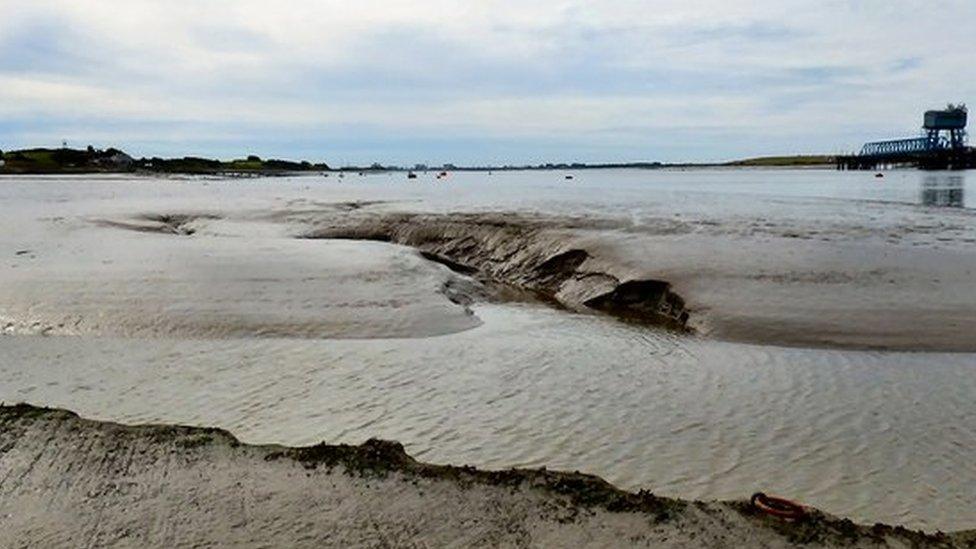 Mud flats by River Wyre