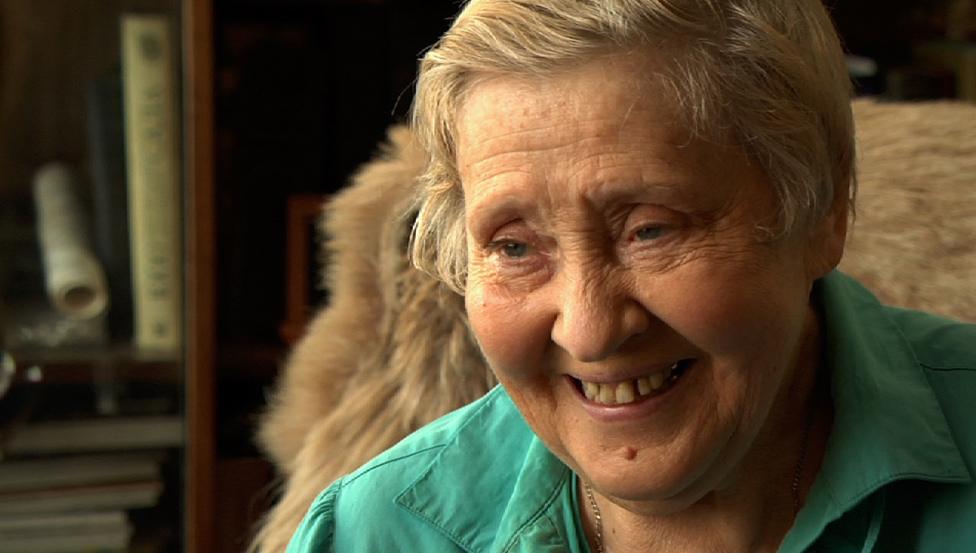 Nelly Slepkova in 2011. She was a geologist who worked on locating uranium for nuclear energy and weapons.