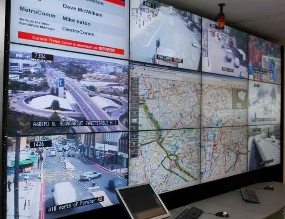 TfL control centre