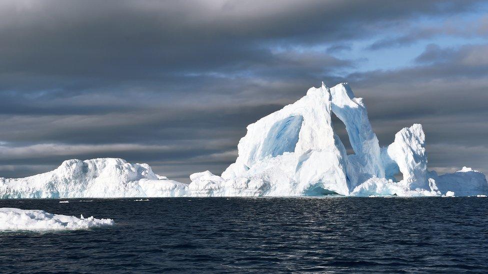 Iceberg in Antarctica.