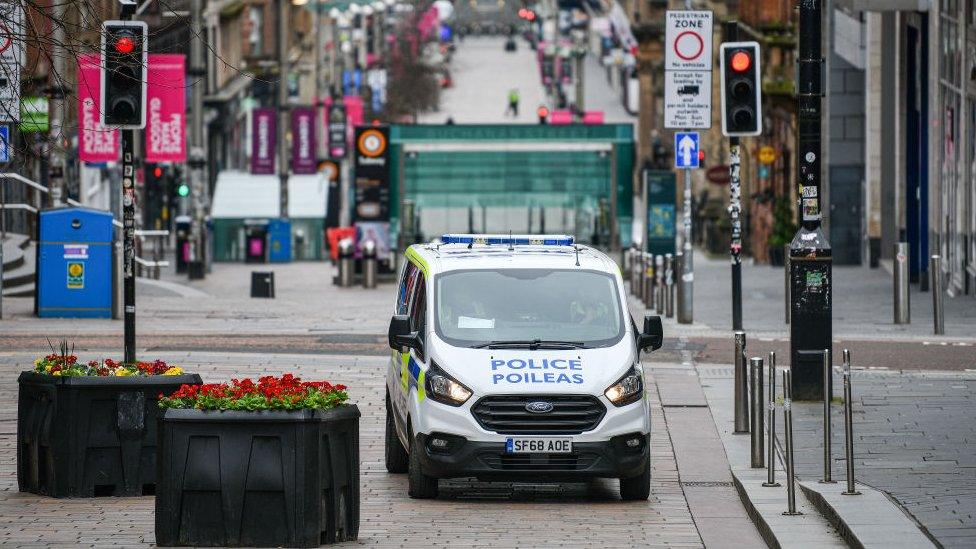 Police in Glasgow