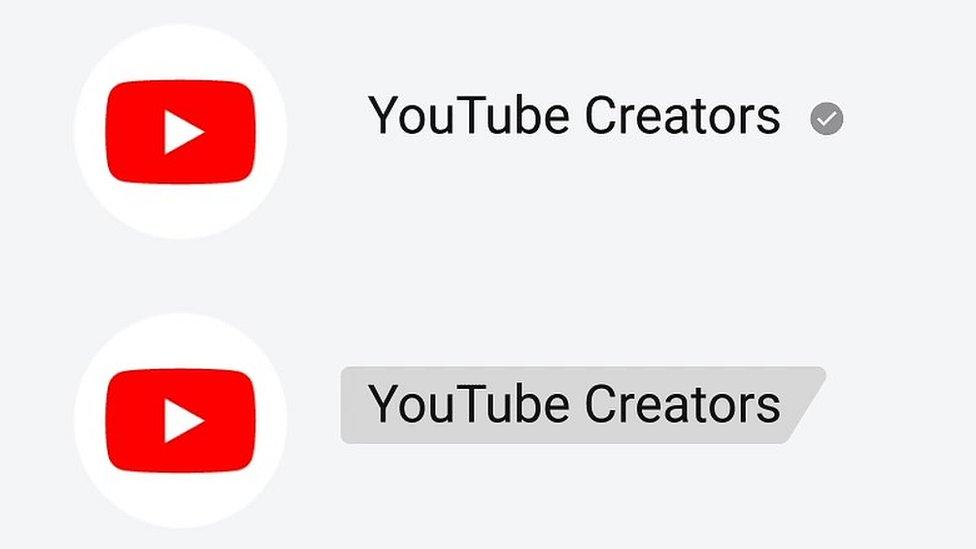 YouTube verified logo