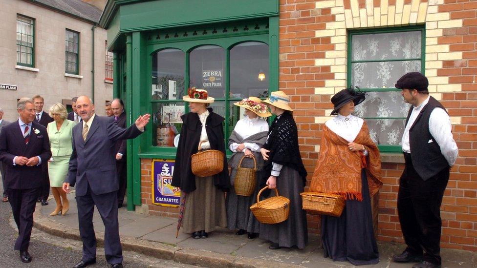 The Prince of Wales and Duchess of Cornwall at the museum in 2007