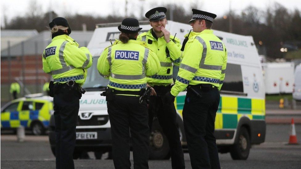 Police Scotland officers