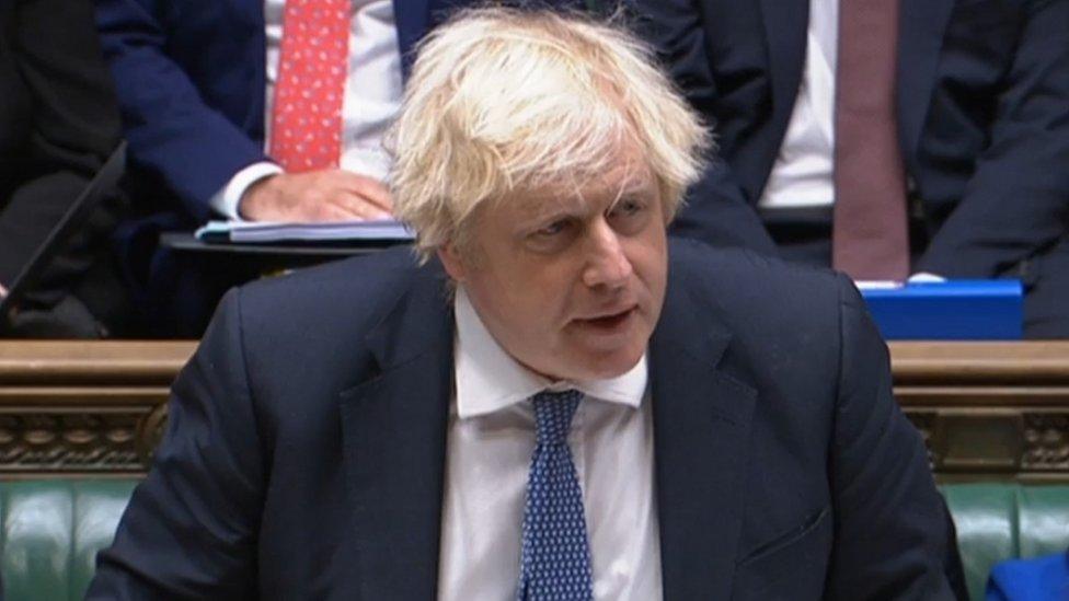 Boris Johnson at PMQs